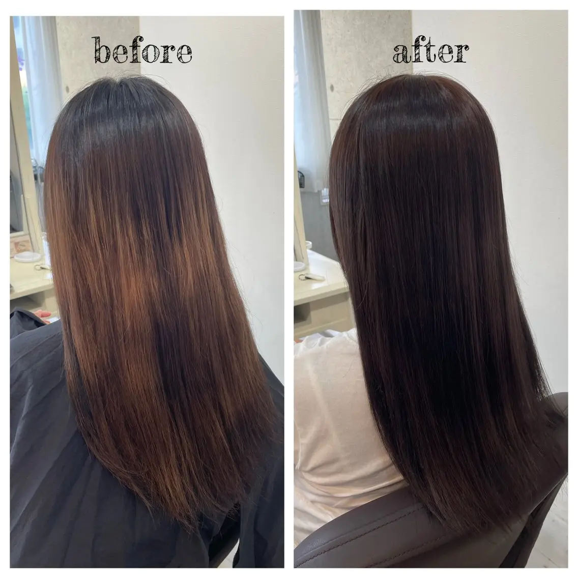 ロング カラー ラベンダーカラー ラベンダーピンク ピンクカラー ヘアカラー トリートメント PutiLuca 浅川のヘアスタイル
