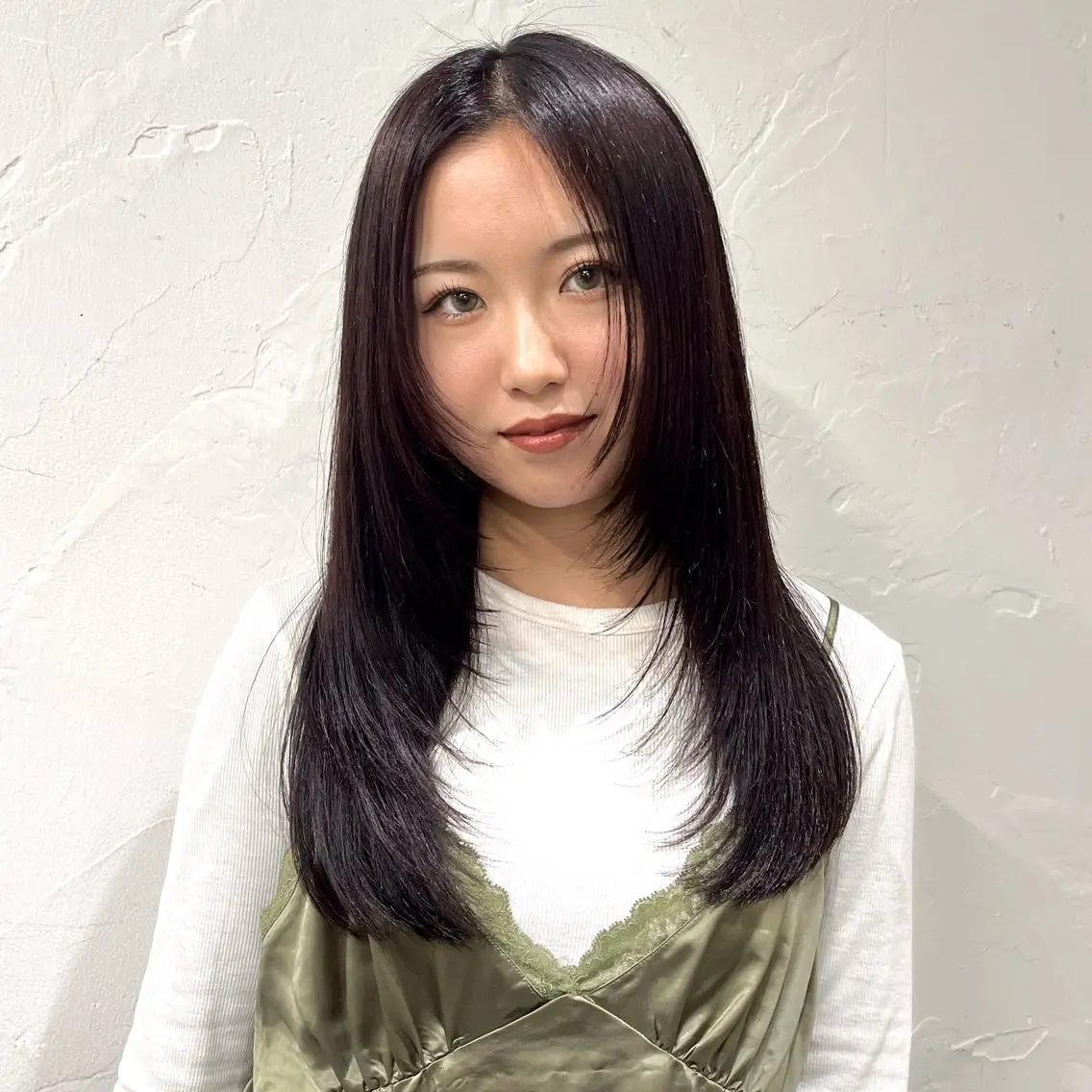 ミディアム 無料カットモデル ユナのヘアスタイル