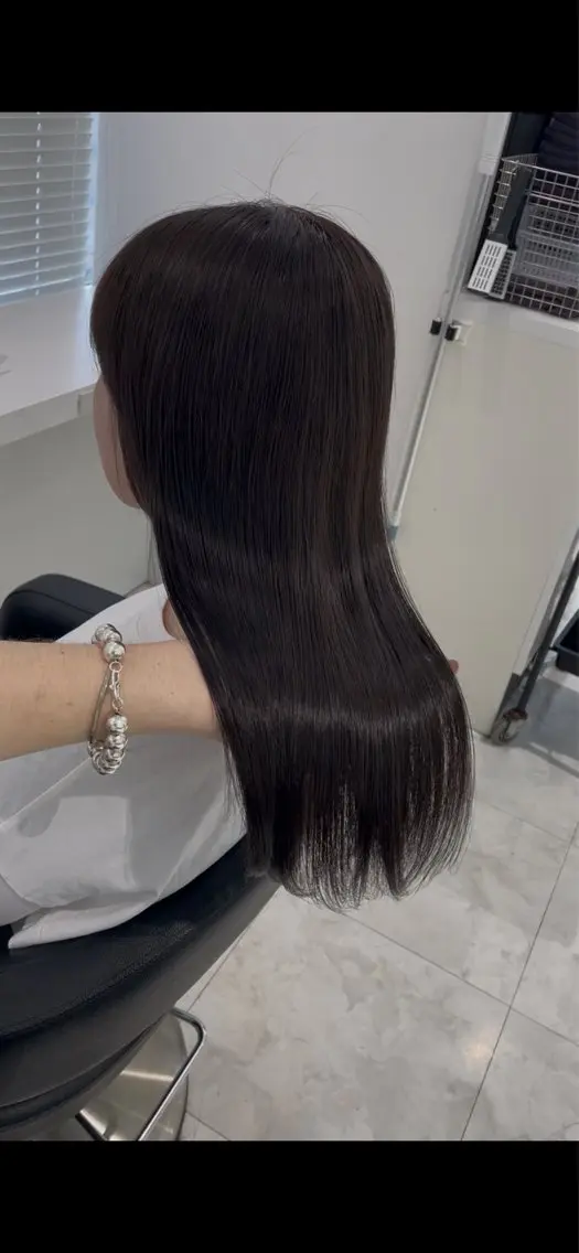 セミロング カラー ヘアカラー トリートメント ヘッドスパ ヘアセット 🌿透明感赤み消し Keishin🌿のヘアスタイル