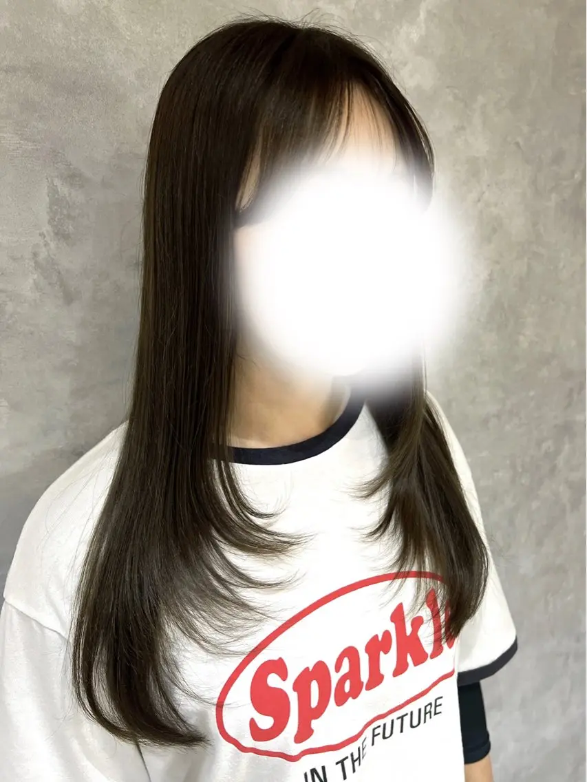 ロング 顔周りカット レイヤーカット ⋆˙⟡かなこ⟡˙⋆ 🍰ショート募集中！のヘアスタイル