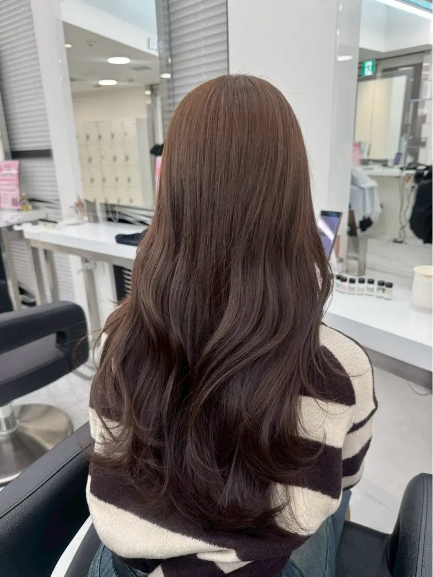 【ダメージを最小限に💇♀️♡】ブリーチなしダブルカラー➕髪質改善トリートメント➕選べるスタイリング仕上げ🪞🪄の写真