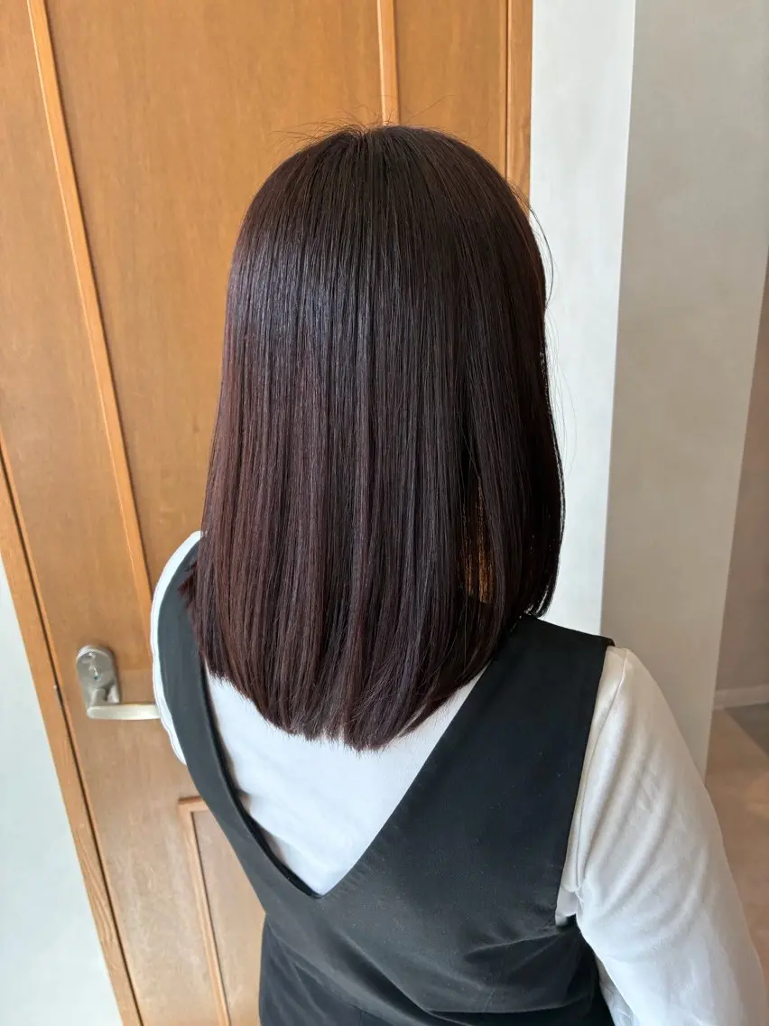 カラー ブラウンカラー ピンクカラー ヘアカラー トリートメント 浜松/ヘッドスパ/ 大畑利奈のヘアスタイル