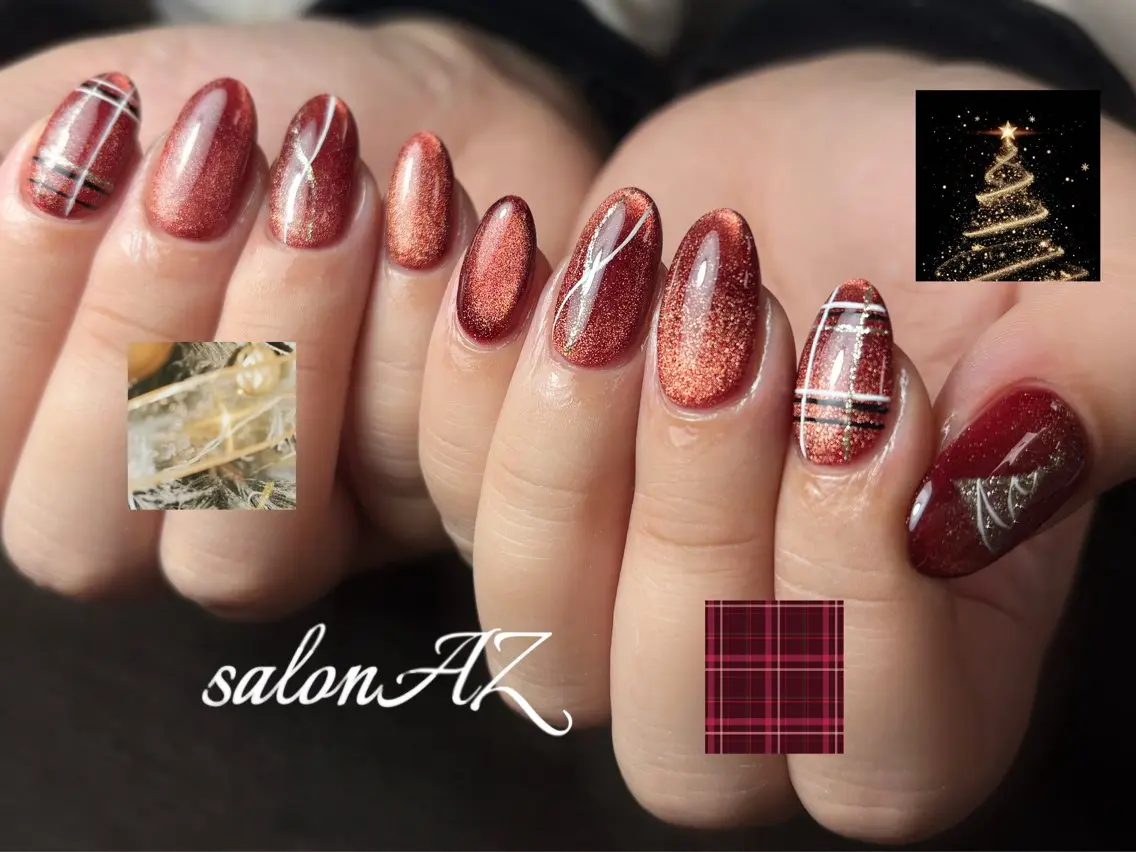 ネイル アートネイル 長さ出し フットネイル フレンチネイル ジェルネイル ハンドネイル salon AZのネイルデザイン