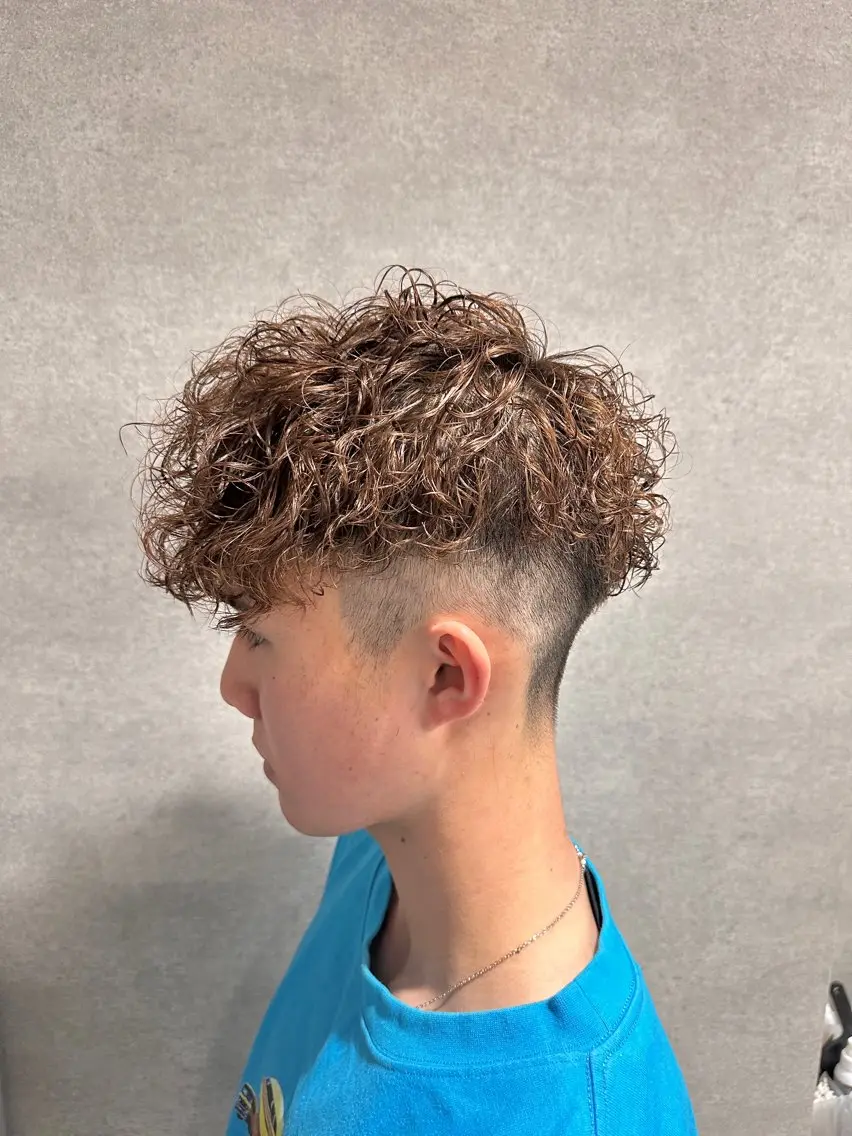 ショート パーマ メンズ 【メンズサロン】 BLUCK 横浜のヘアスタイル