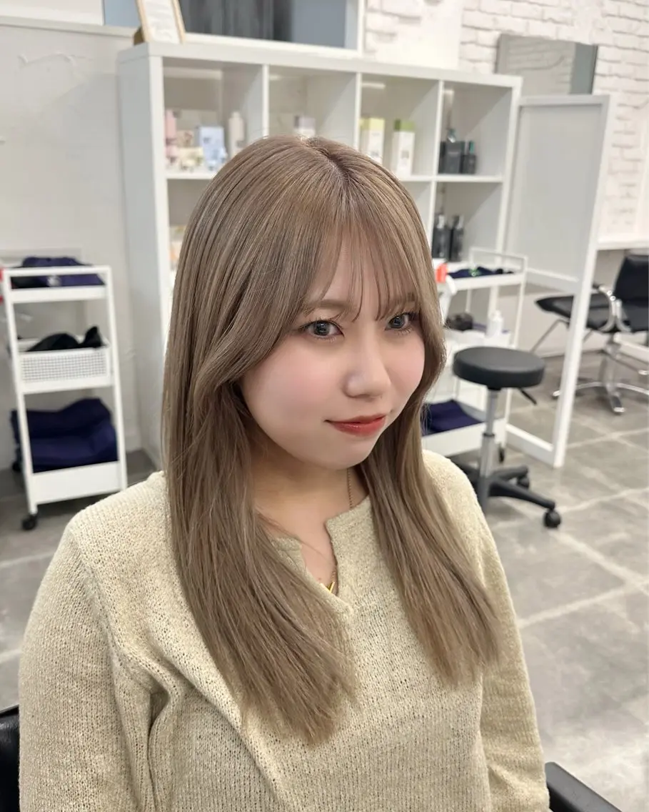 【24歳以下の女性限定!】ブリーチダブルカラー🩵の写真