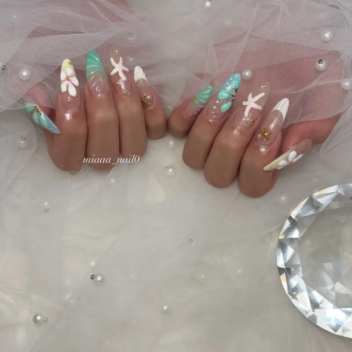 ネイル ハンドネイル Mia'nail 👄のネイルデザイン