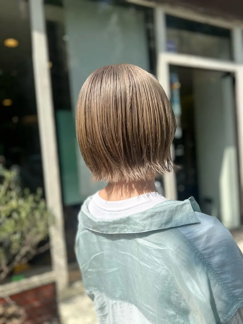 ショート ヘアカラー オリーブ南森町✨️ 畑中のヘアスタイル