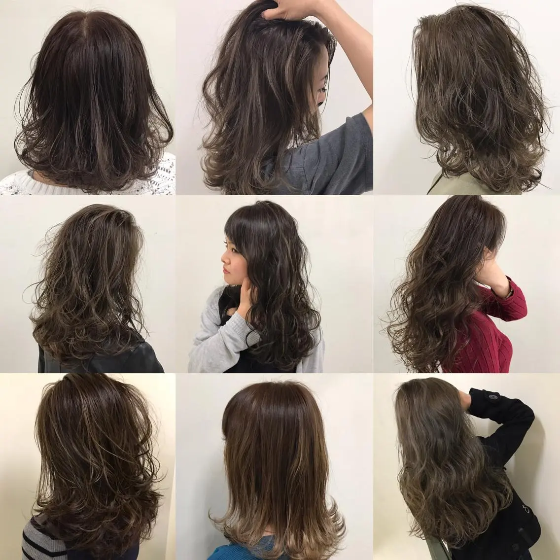 ロング カラー パーマ ハイライトカラー ハイライト 髪質改善 Daisukiのヘアスタイル