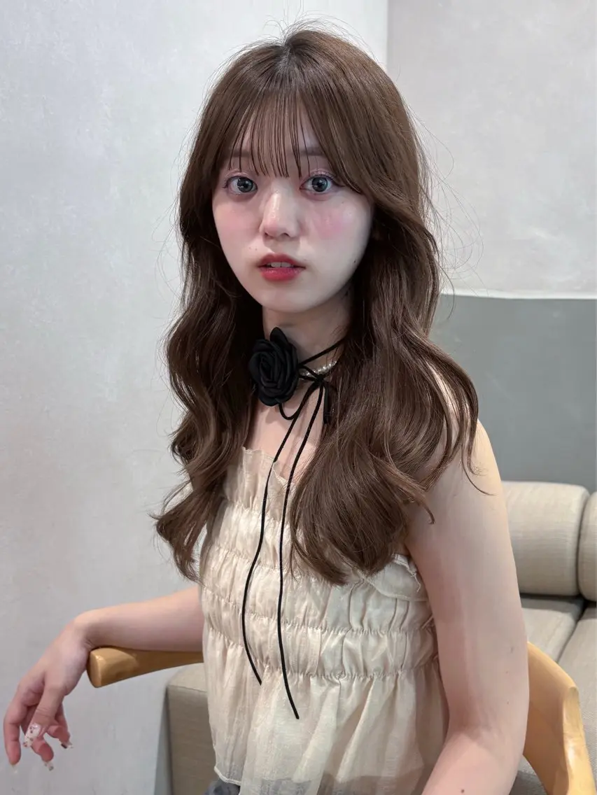 セミロング 𝐘𝐮𝐢 ⠀⠀のヘアスタイル