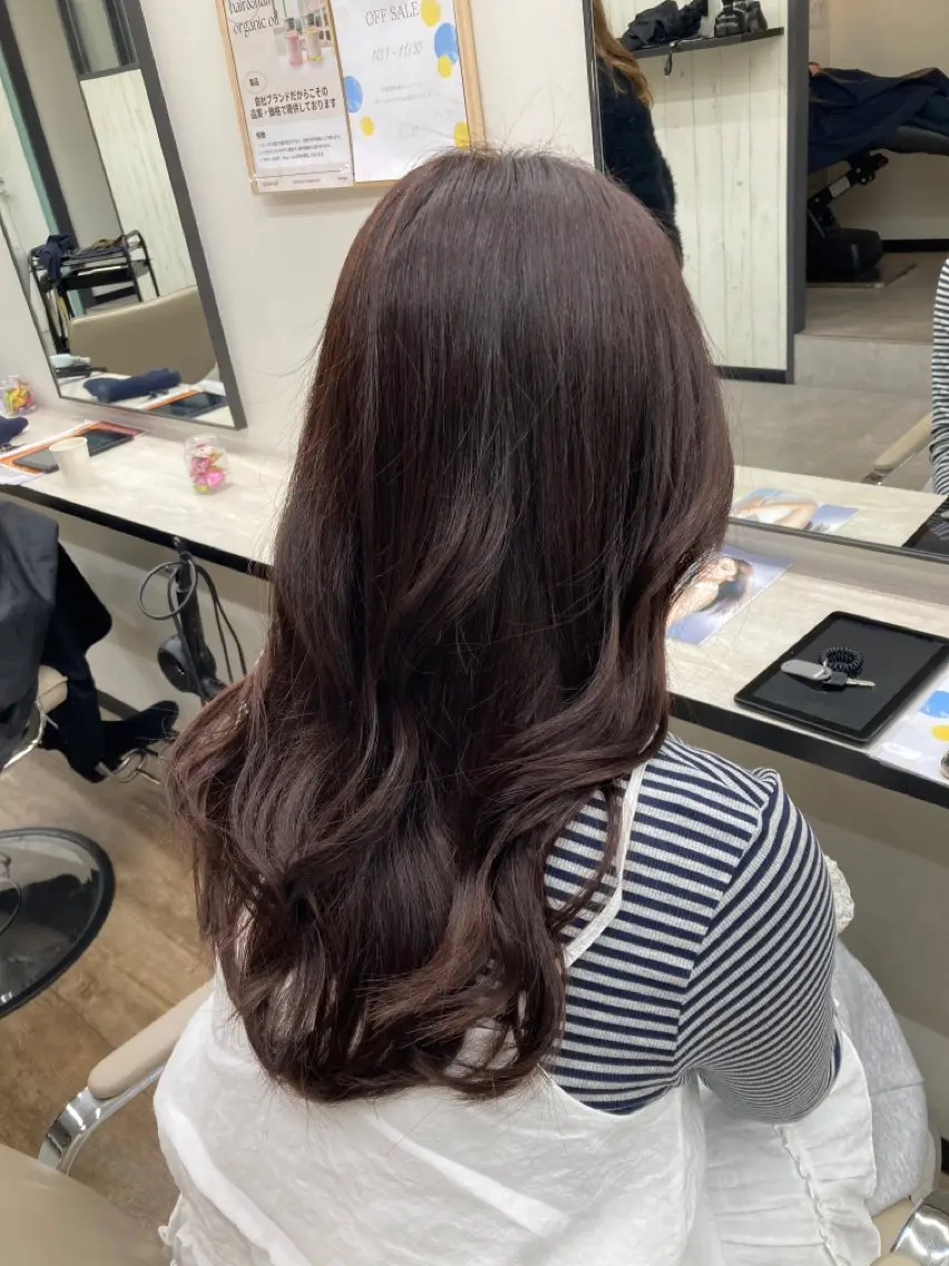 ロング カット ヘアカラー 🌸栄/髪質改善 透明感/ムラカミ🌸のヘアスタイル