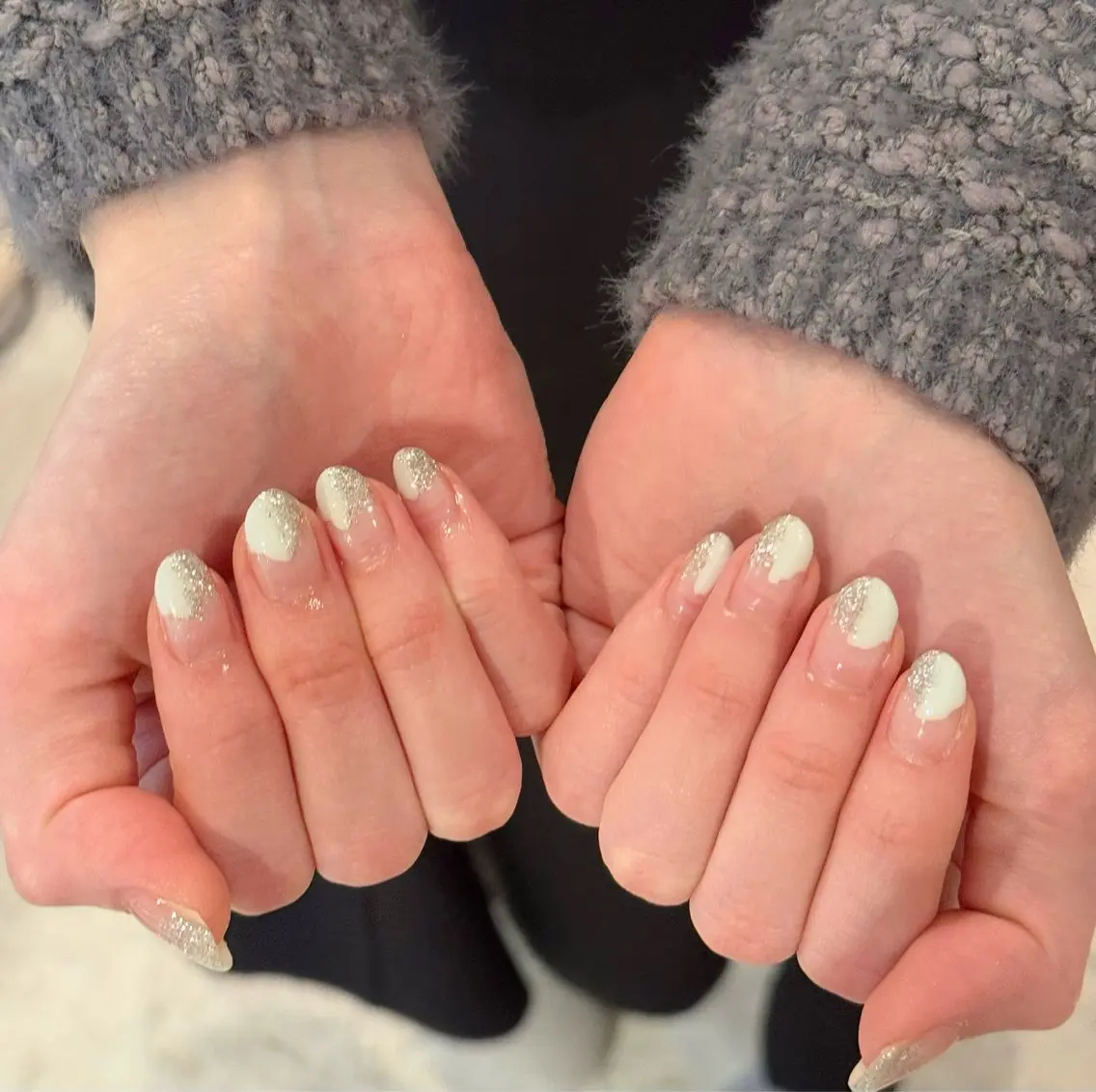 🎀〈オフあり〉塗りかけネイルの写真