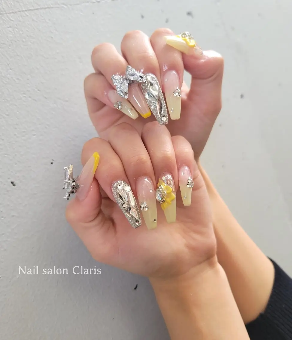 ネイル アートネイル スカルプネイル Nailsalon Clarisのネイルデザイン