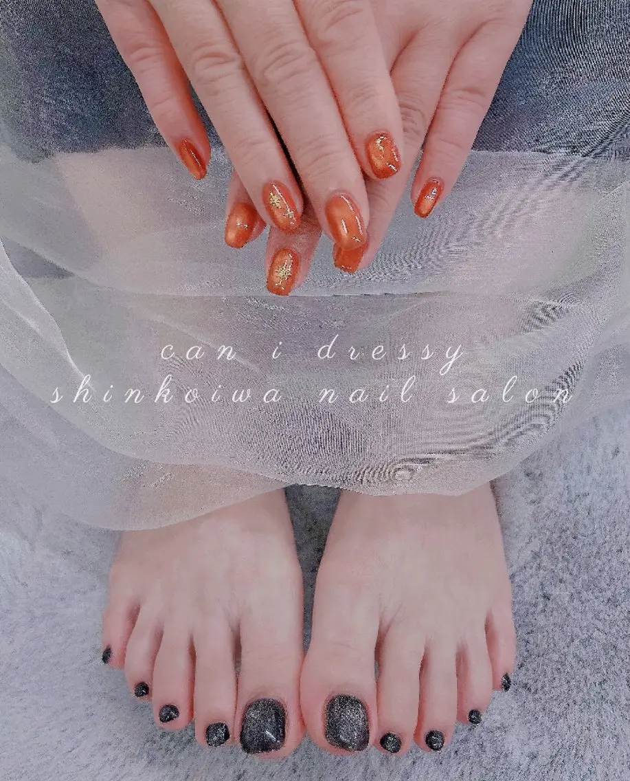 【Hand&Footセット】10~16時限定★マグネットネイル(光アート込み)の写真