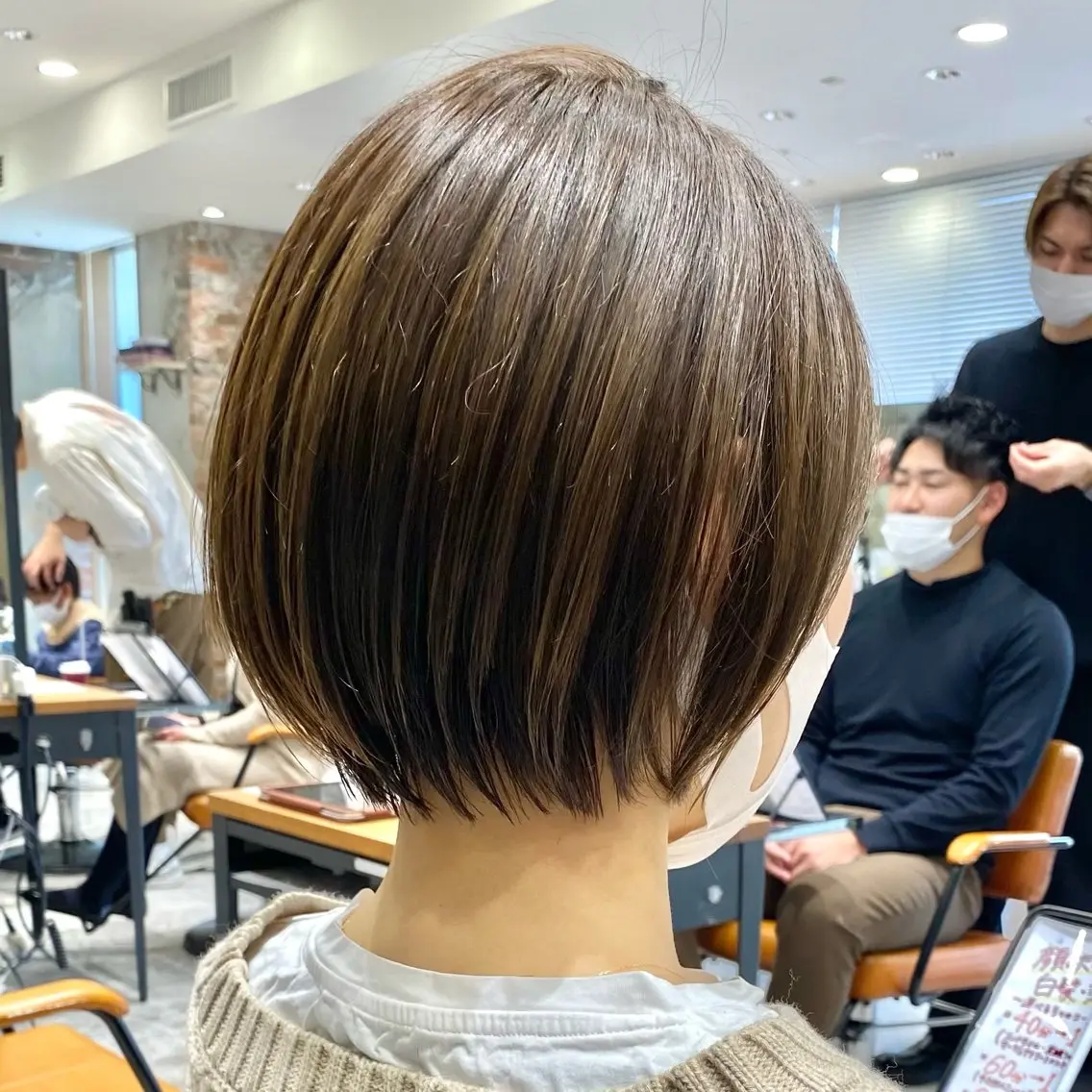 ショート カット トリートメント 💍新宿ショート 💍岩田莉奈のヘアスタイル