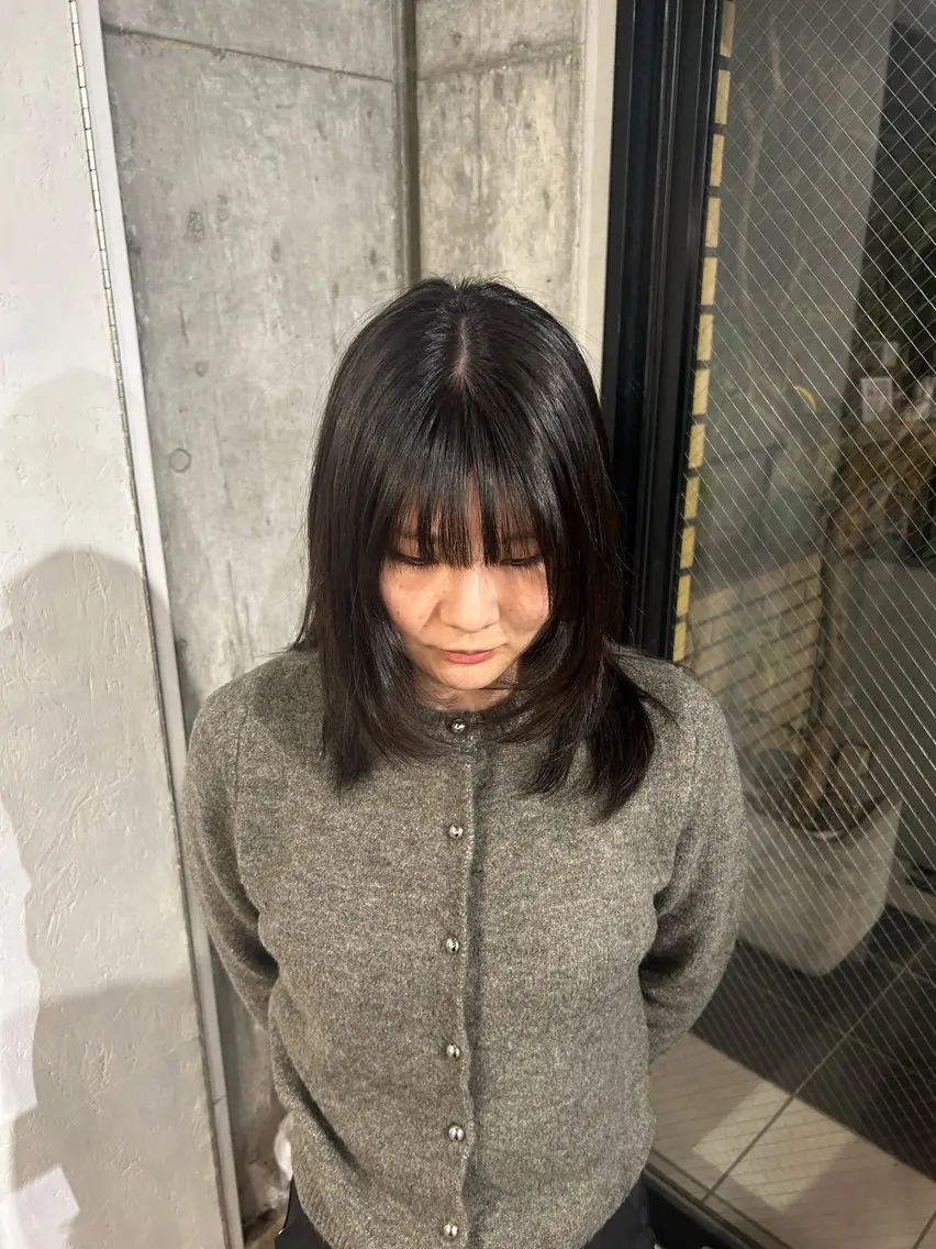 ミディアム カラー ハイトーンカラー💫 MITOのヘアスタイル