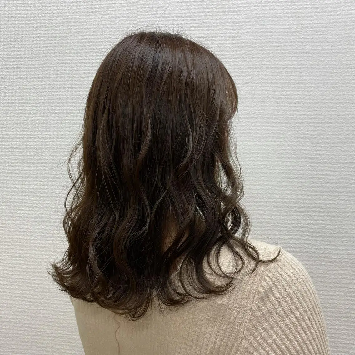 ミディアム カラー もりたみかこ 美容師お休み中のヘアスタイル
