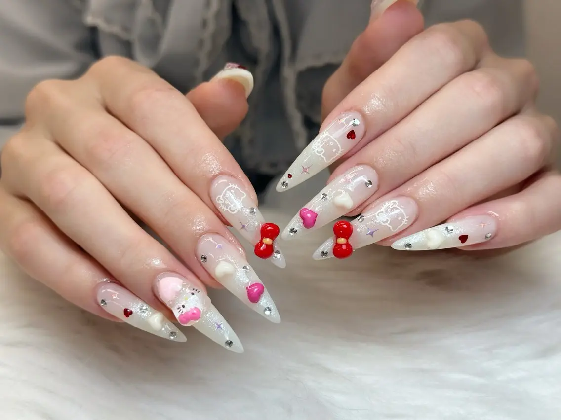 ネイル アートネイル ジェルネイル マグネットネイル ハンドネイル JennNail_ マオのネイルデザイン