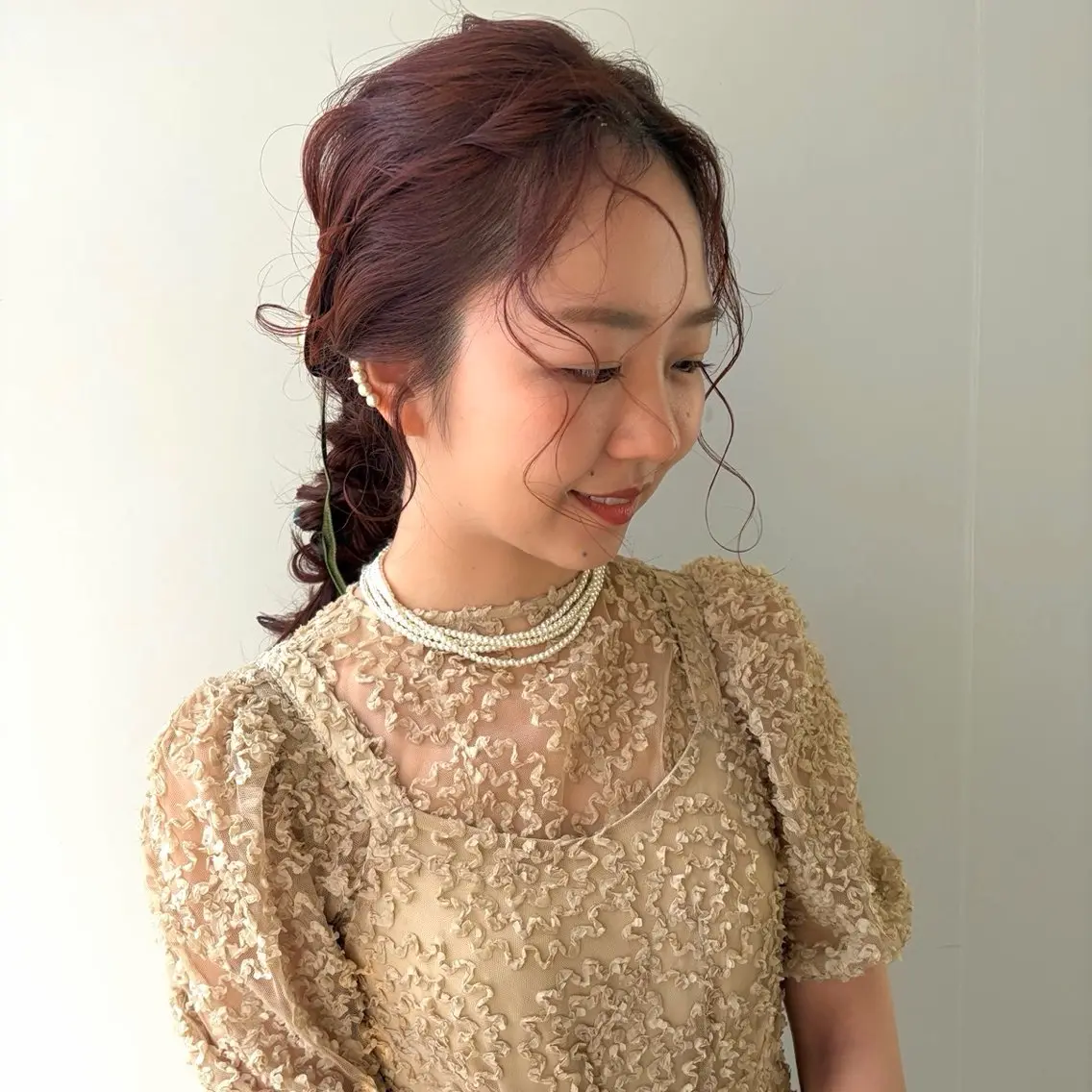 ヘアアレンジ ヘアセット 松本 茜のヘアスタイル