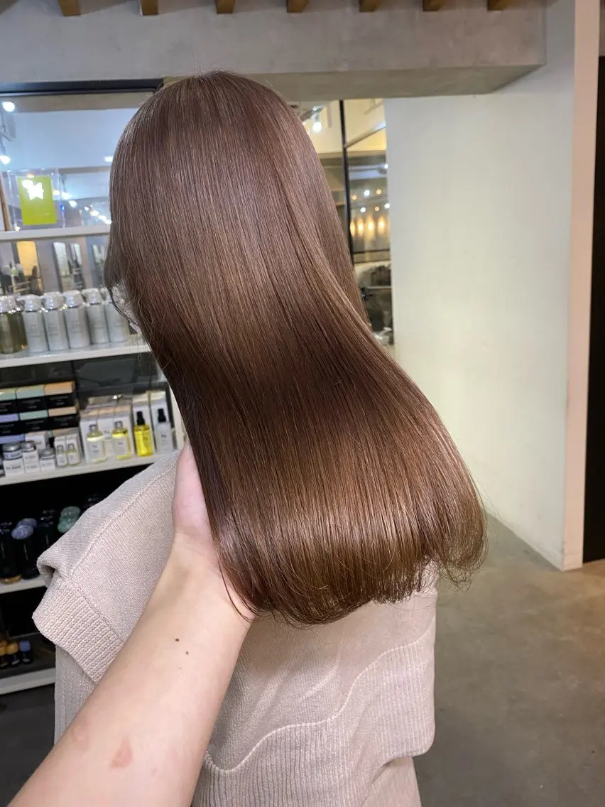 ロング 縮毛矯正 トリートメント Life salon SAKURAのヘアスタイル