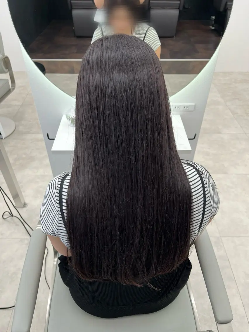 ヘアカラー トリートメント 鈴木 綾音のヘアスタイル