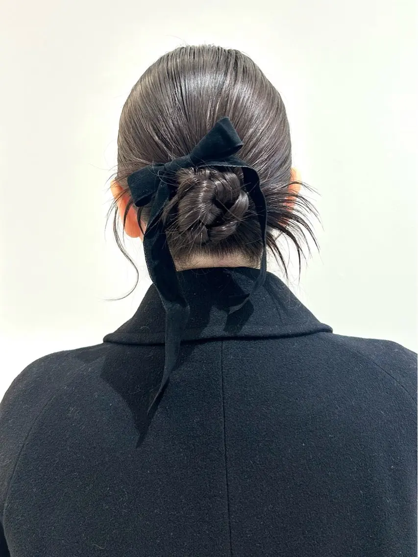 ヘアアレンジ ヘアセット 👔ボブ﹨髪質改善 ストレート🩳ももかのヘアスタイル