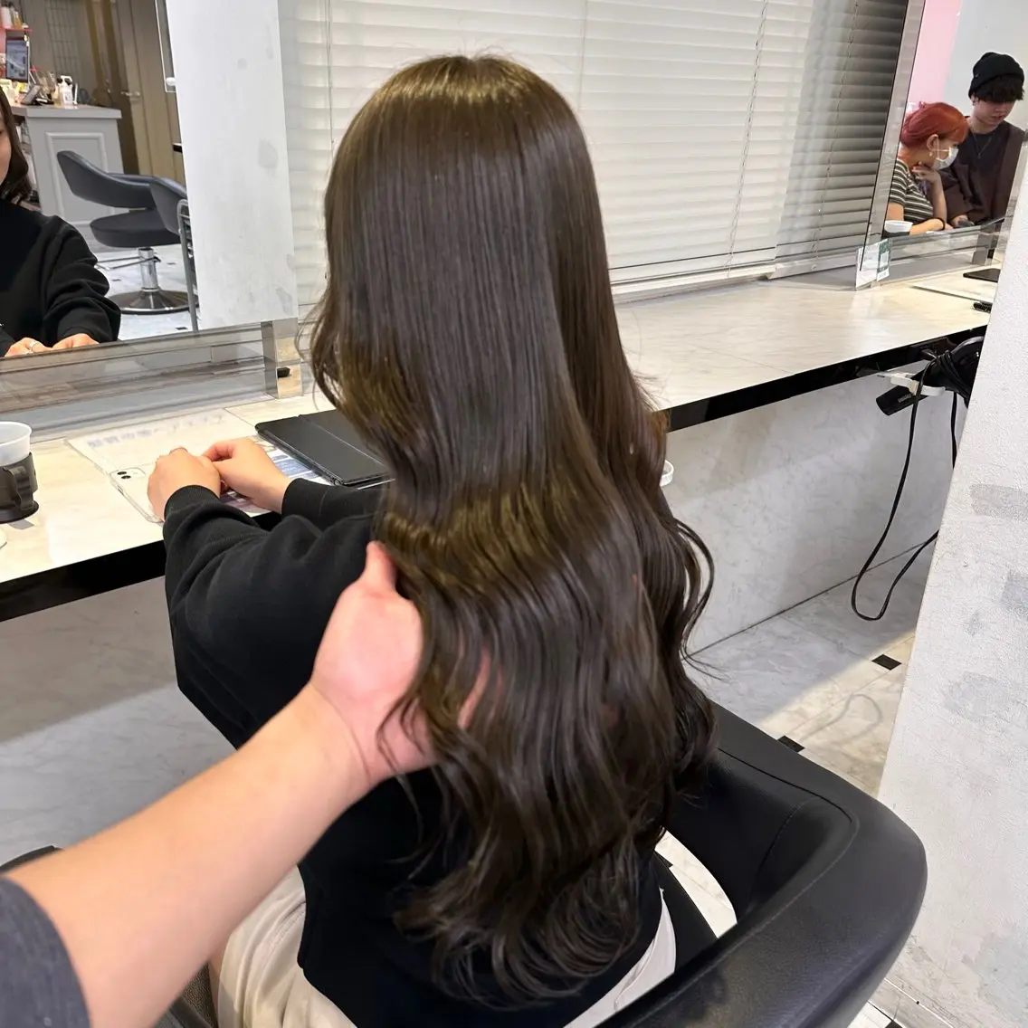 ロング カラー 髪質改善/縮毛矯正 /上野/EMILのヘアスタイル