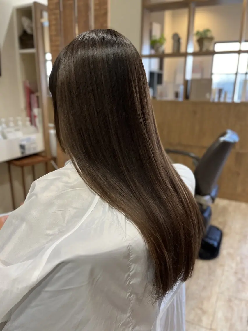 ロング 縮毛矯正 【balbal】 おざきのヘアスタイル