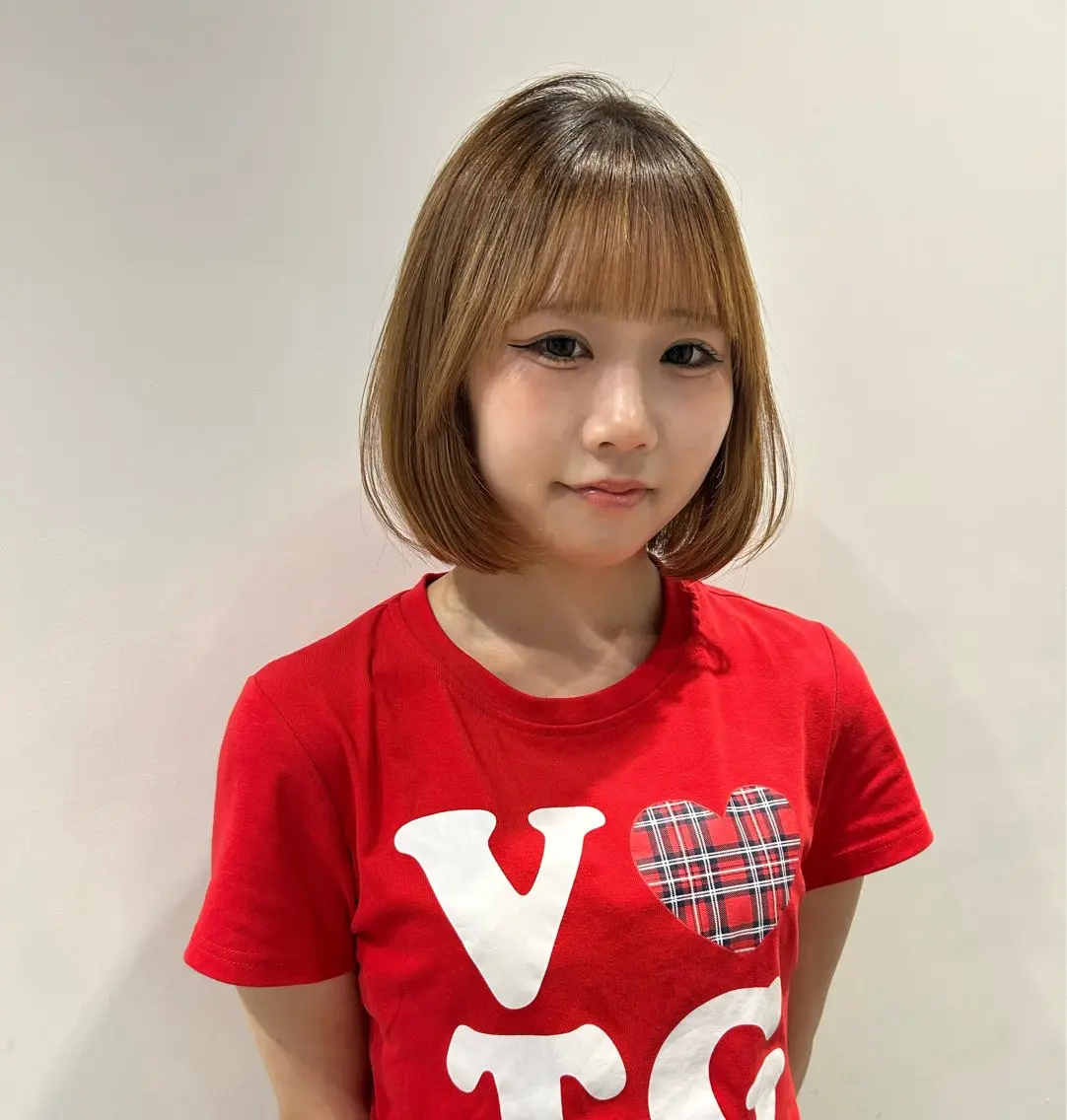 ショート ボブ 村上 涼音のヘアスタイル