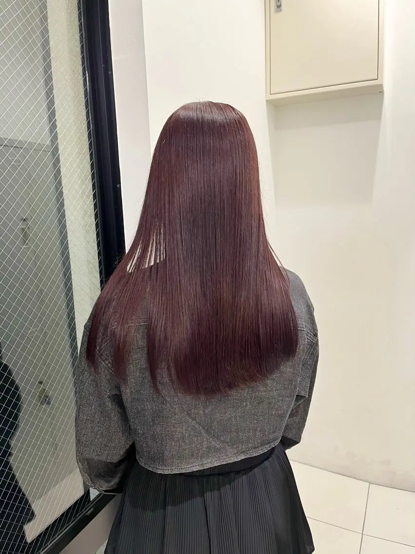 ヘアカラー sena⌇ベージュ⌇ ブリーチなしWカラーのヘアスタイル