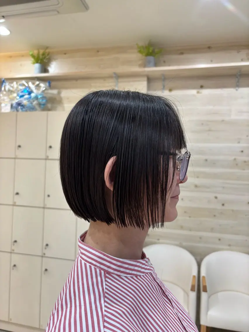 ショート パーマ ボブ 縮毛矯正 縮毛矯正 田野倉NEXT店 美髪ニストのヘアスタイル
