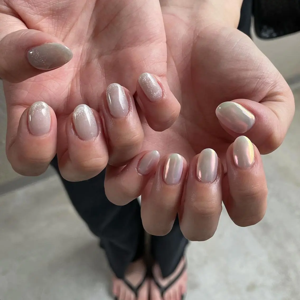 ネイル オーロラネイル マグネットネイル ハンドネイル ハンドケア lylynail YUUKAのネイルデザイン