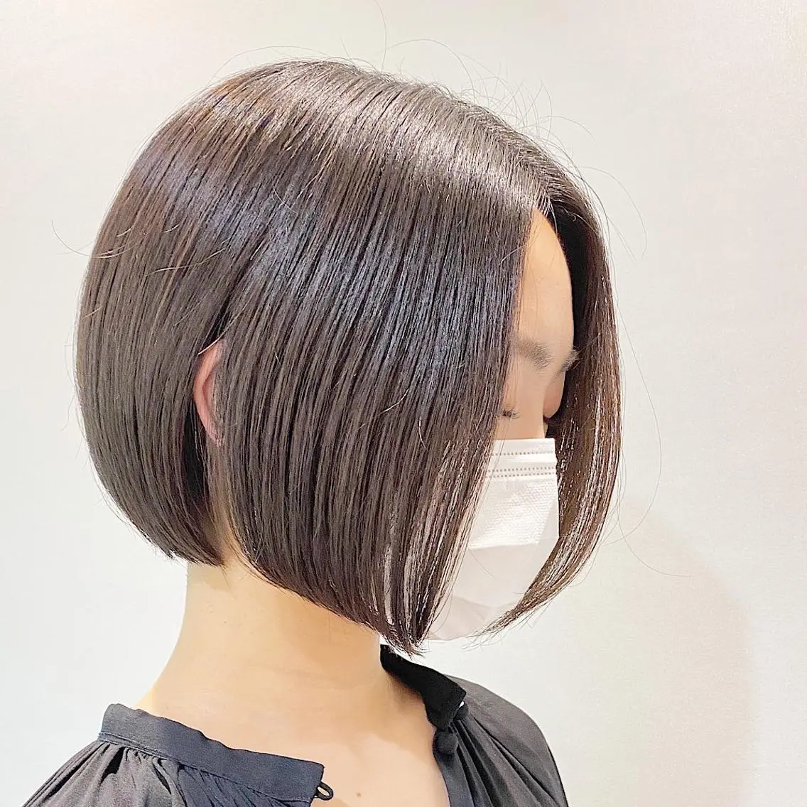 ショート ショートボブ ボブ ショートヘア カット ヘアカラー トリートメント 🫧小顔顔周りカット レイヤー/縮毛/白倉のヘアスタイル