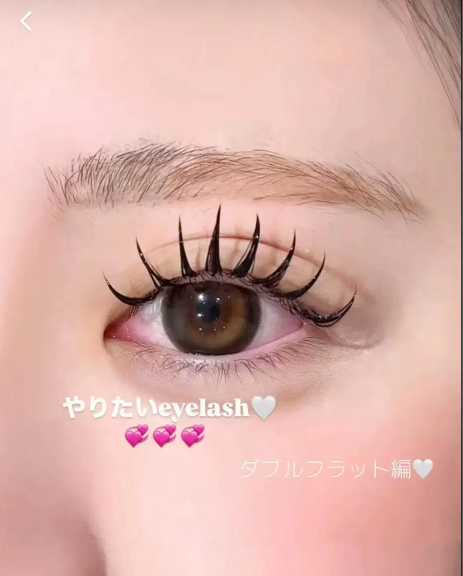 マツエク・マツパ 付け放題 バインドロック 束感まつ毛 フラットラッシュ ナチュラル マツエク YK マツエクのマツエク・マツパデザイン