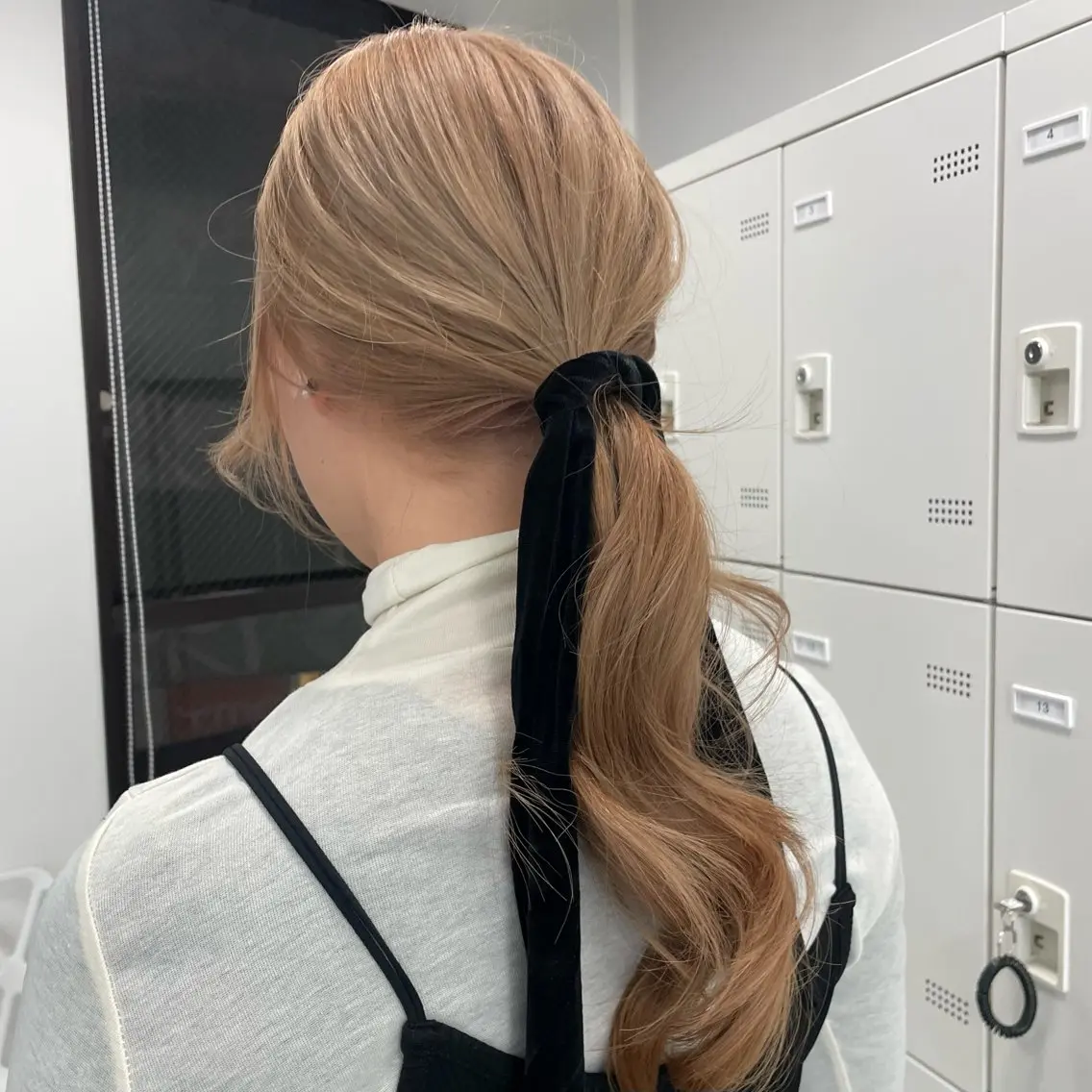 セミロング ヘアカラー MOE 福岡韓国ヘア✧︎のヘアスタイル