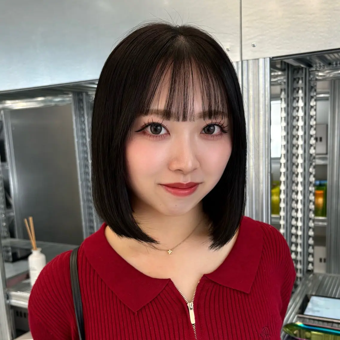 前髪縮毛矯正 + 前髪(顔周り)カット 🪽の写真
