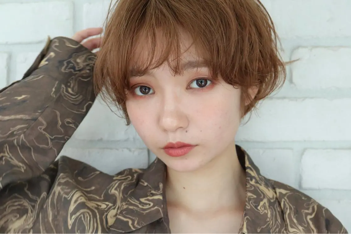 ショート カラー 五十嵐ゆり 美髪カラー 武蔵小杉のヘアスタイル