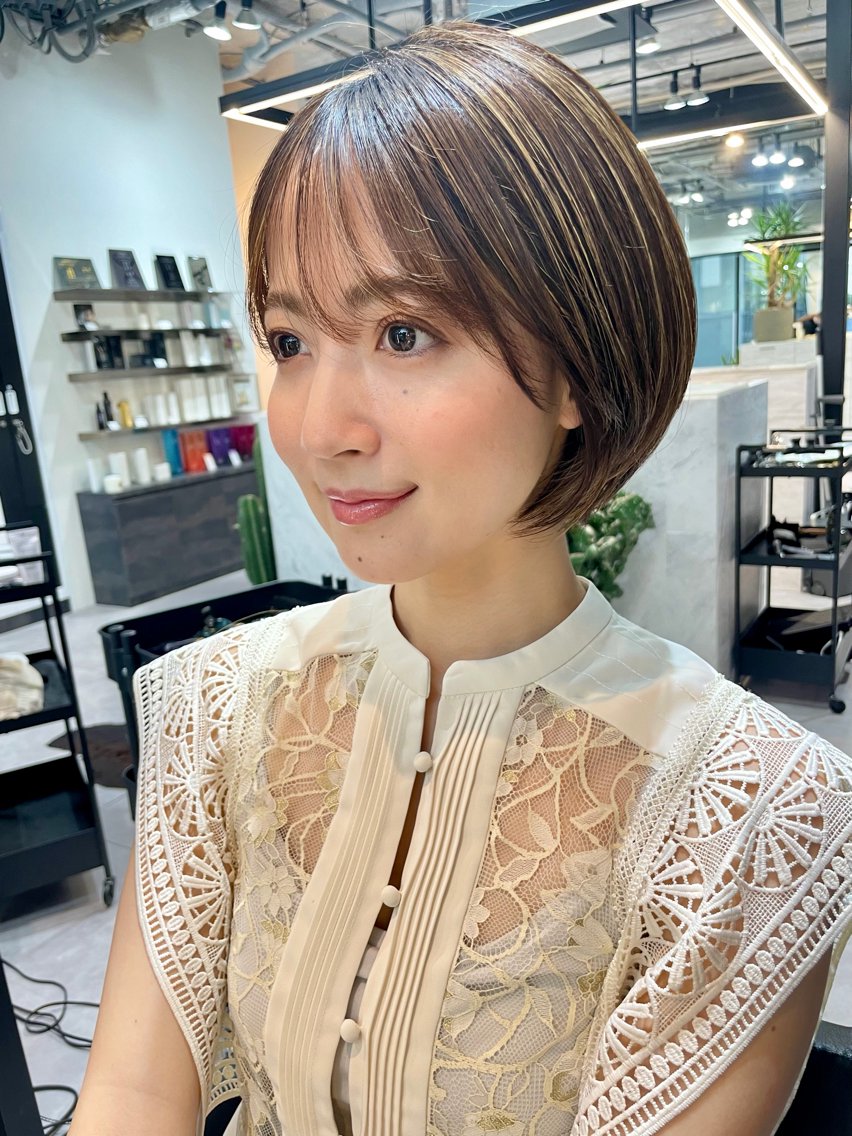 ショート トリートメント 小田 桜のヘアスタイル