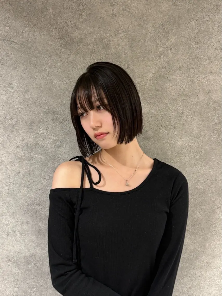 【⠀25歳以下・女性限定】切りっぱなしボブ・タッセルボブカットモデルを募集しています✨️の写真