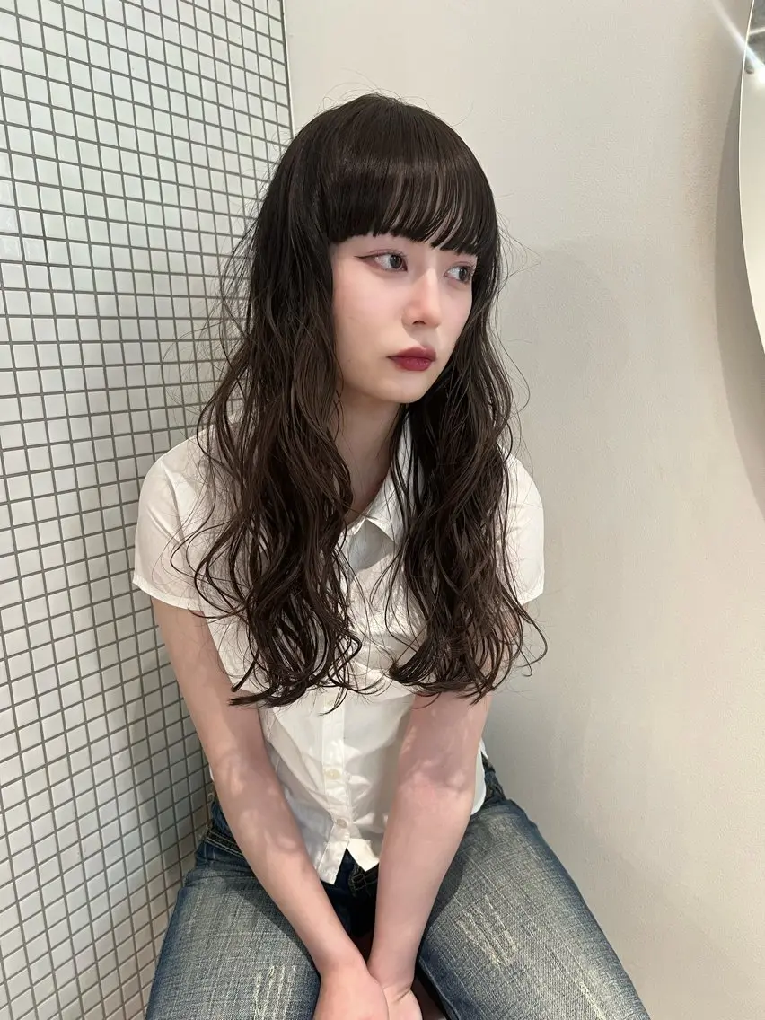 ロング カット パーマ Unami _koharuのヘアスタイル