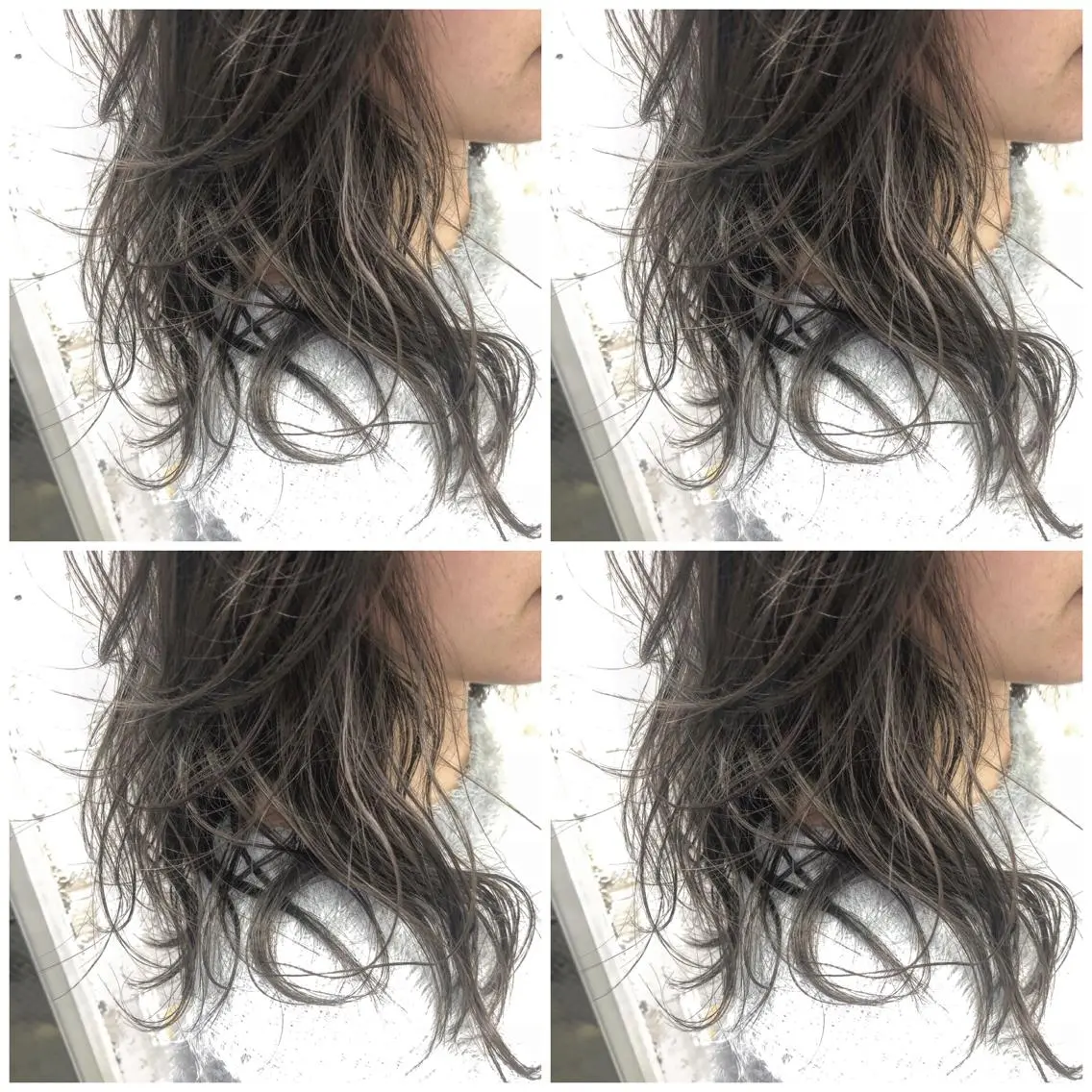 ロング カラー パーマ ヘアアレンジ メンズ メンズブリーチ メンズハイライト 学生(メンズ向け) アッシュ ベージュカラー レイヤー/顔周り 韓国ヘア森田和貴のヘアスタイル