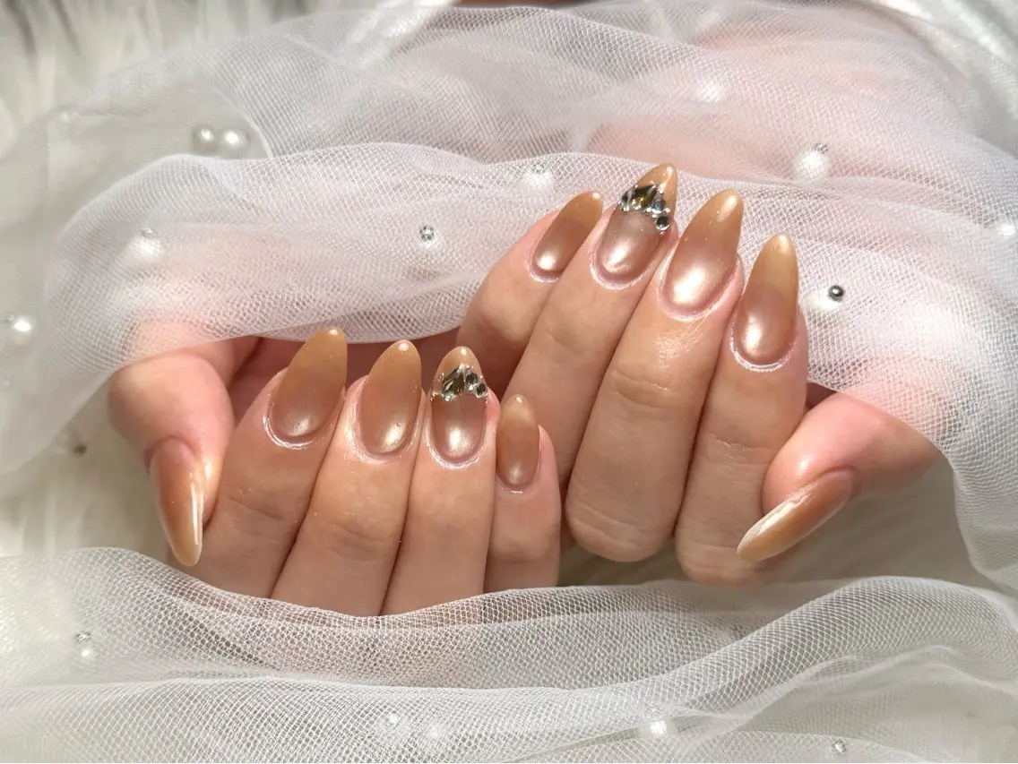 ネイル ハンドネイル フットネイル peTiT ✨️ yuzuki💞🫧のネイルデザイン