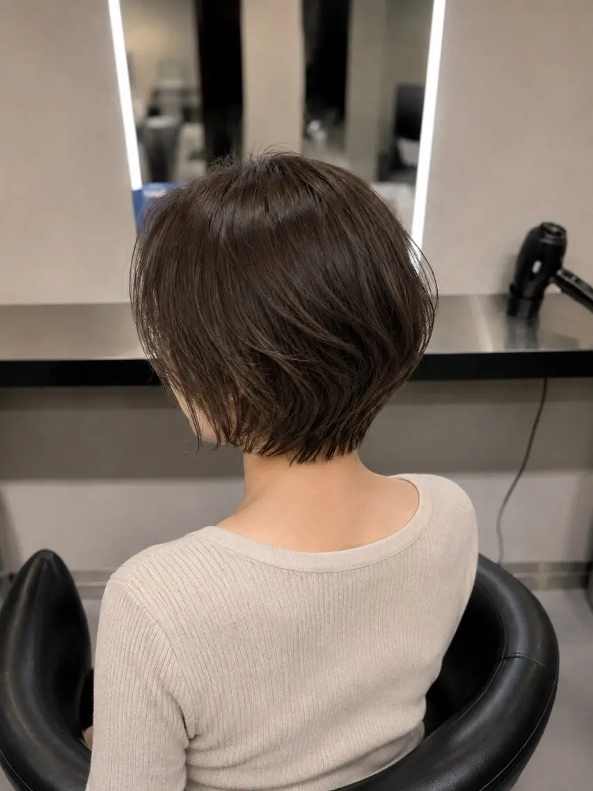 ミディアム カラー ブラウンカラー トリートメント 🌈ウルトワ水素 髪質改善naru🌈のヘアスタイル
