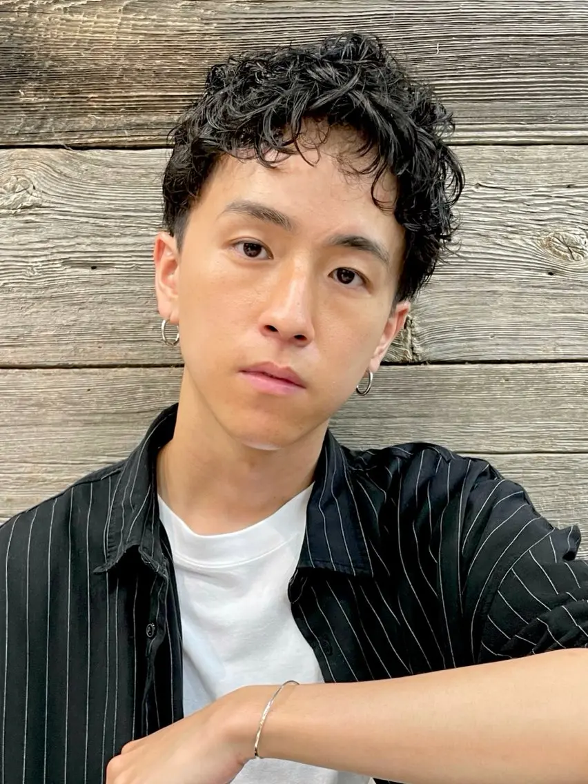 【大人の清潔感】カット×ルーズショートパーマの写真