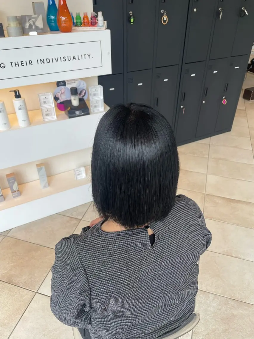 ミディアム カラー MOKA🌼淵野辺 カラーモデル募集のヘアスタイル