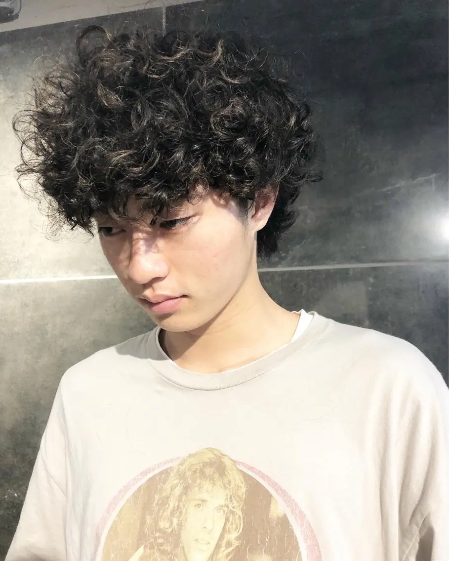 パーマ ヘアアレンジ メンズ メンズパーマ カット パーマ トリートメント ヘアセット メンズ特化✂️栗原 侑也のヘアスタイル
