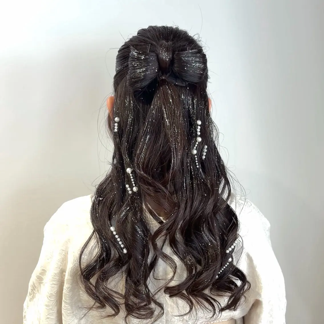 ヘアアレンジ 成人式 横浜パーマ🌐ボブ✨ 暖色カラーもえかのヘアスタイル