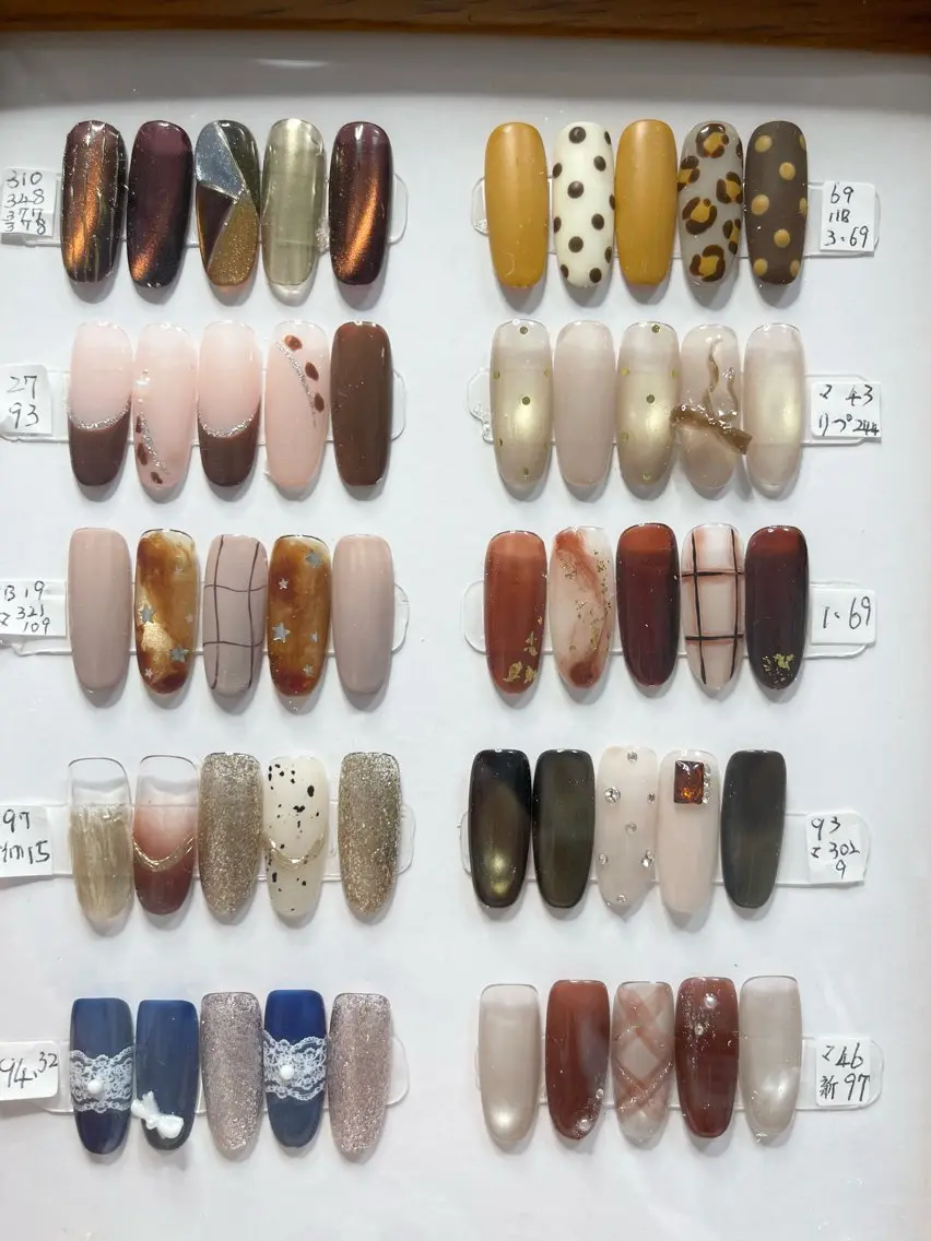 【2 026秋新作】🉐大人気秋ネイル¥5980の写真