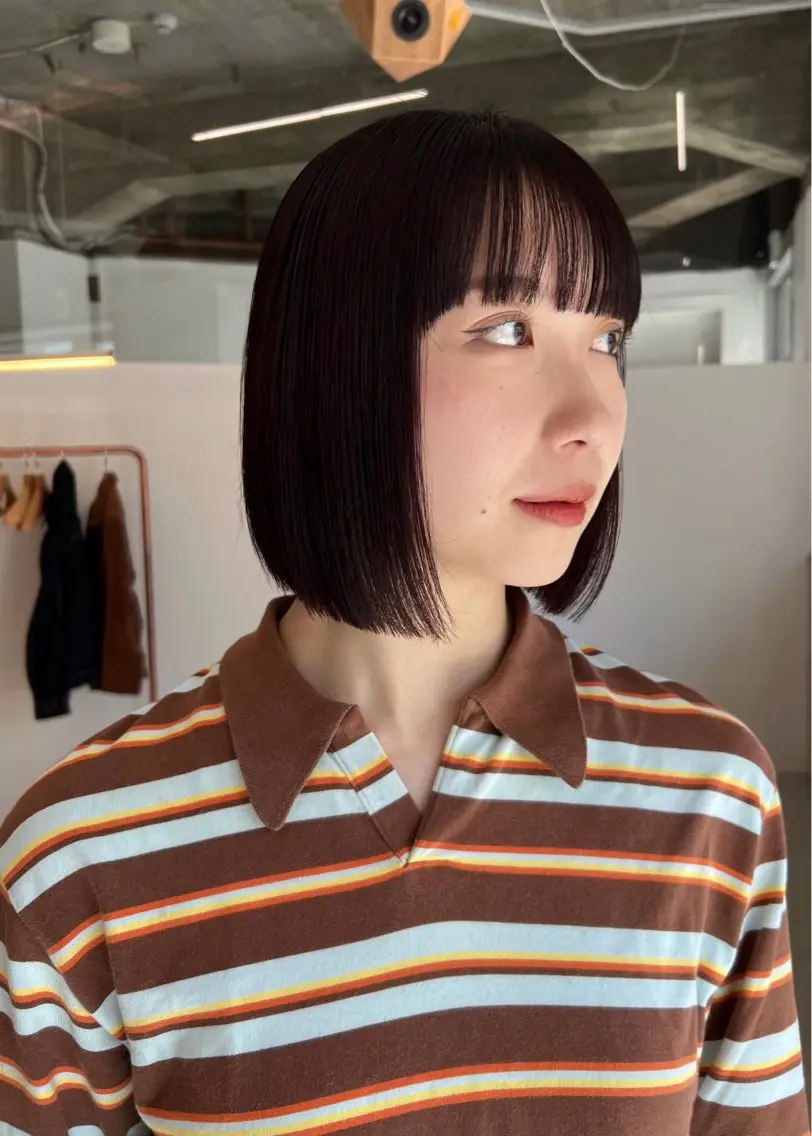 【ご新規様人気メニュー🎀】切りっぱなしボブ✂︎ 🩷の写真
