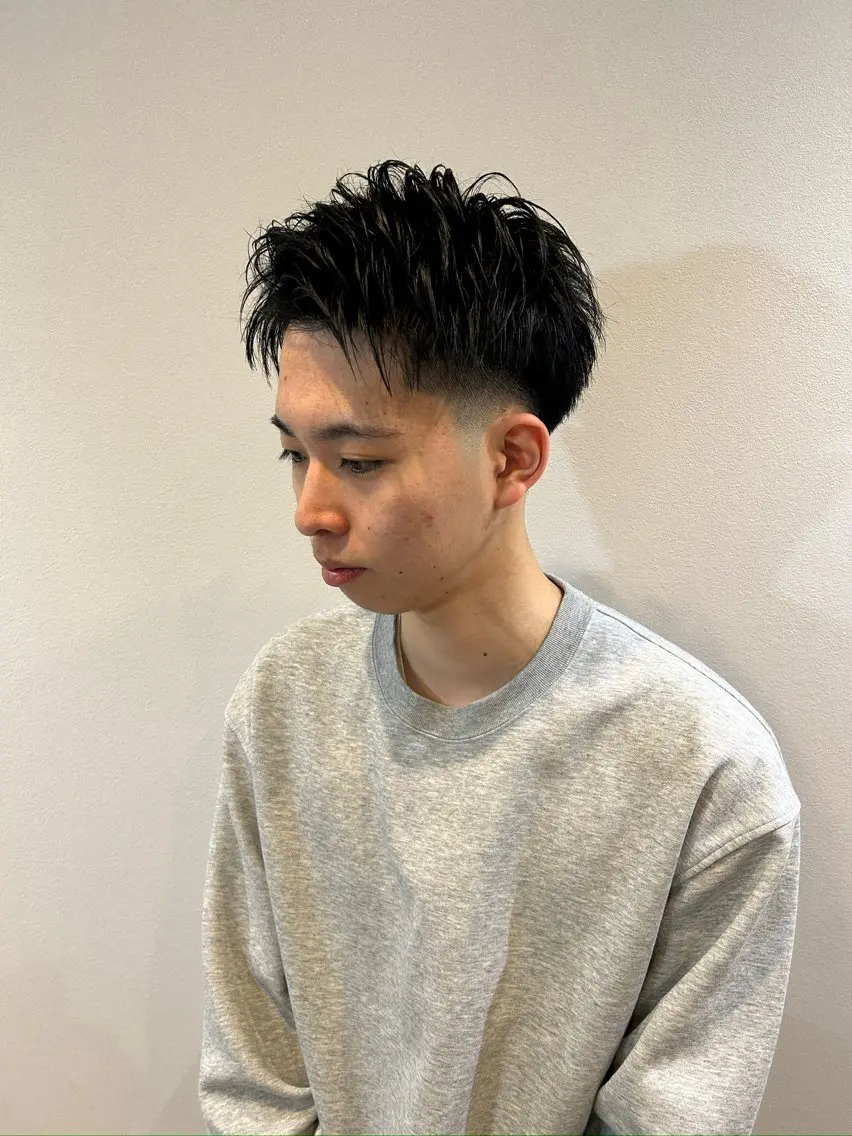 ショート ショートヘア カット トリートメント メンズ特化🔥再現度 高カット/パーマ/元のヘアスタイル