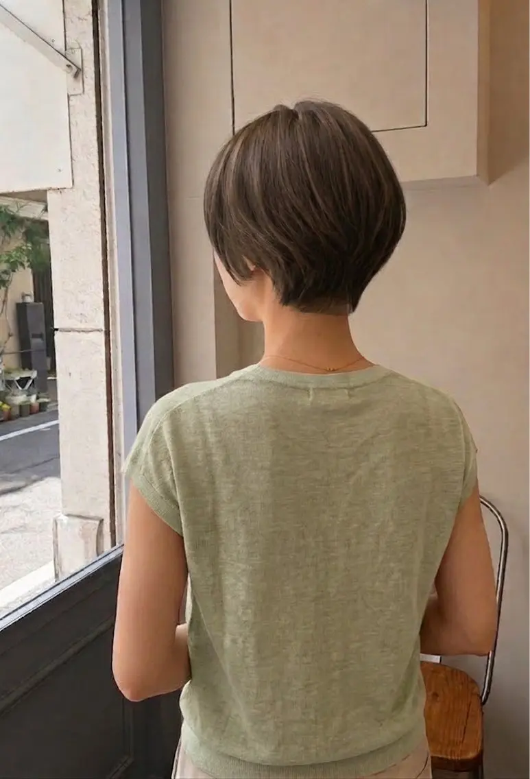 ショート 松下 沙織のヘアスタイル
